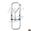 Scaletta per gommoni in alluminio anodizato 2 gradini TRM S1130003