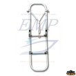 Scaletta per gommoni in alluminio anodizato 3 gradini S1130003