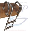 Scaletta ribaltabile da plancetta in acciaio inox 2 gradini