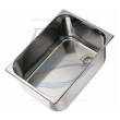 Lavabo rettangolare acciaio inox 32x26 cm