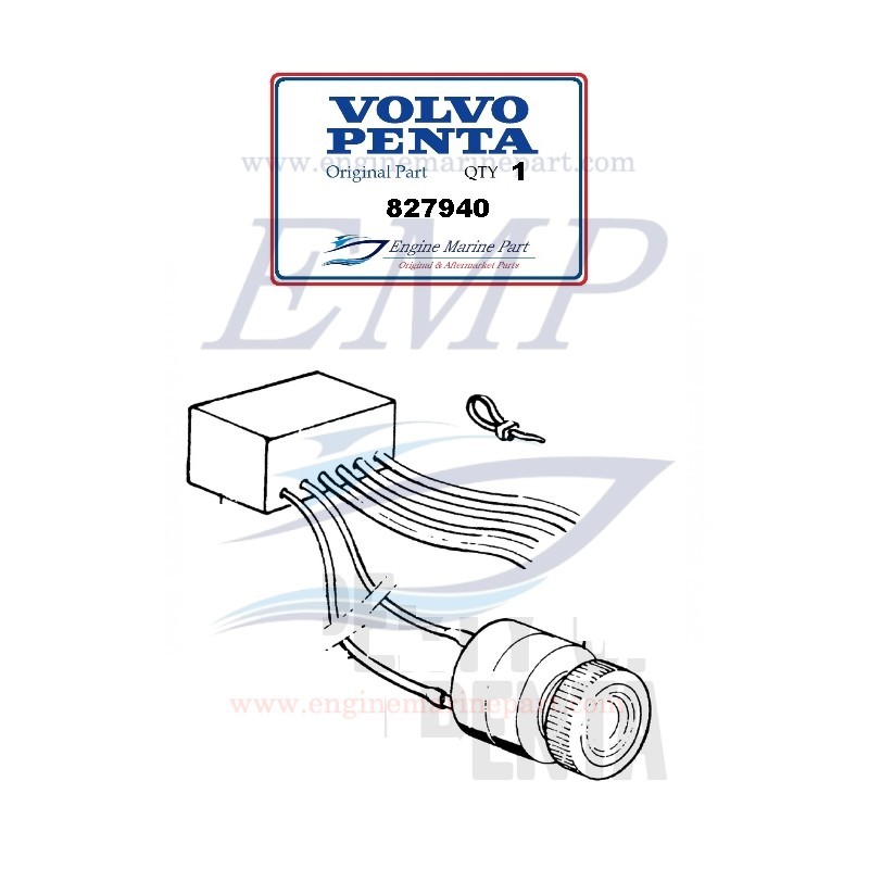 Segnalatore acustico Volvo Penta 827940