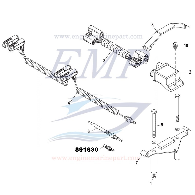 Sensore temperatura acqua Mercruiser 891830