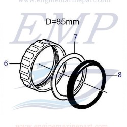 Cerchietto Cromato per Contagiri 85mm 21628159, 21628160, 874732