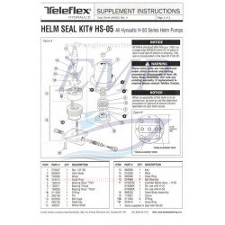 Kit riparazione timoneria idraulica HS-05