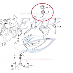 Tappo serbatoio benzina Black Bass Selva 1576040