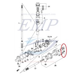 Paraolio asse elica Johnson, Evinrude 5035310