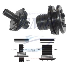 Serbatoio acqua morbido quadrato lt 55