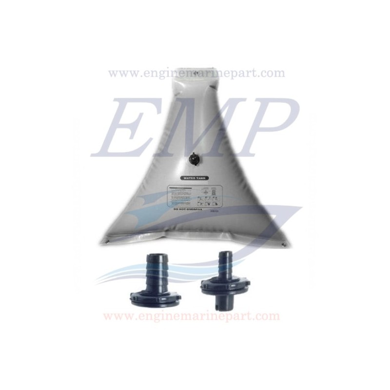 Serbatoio acqua morbido triangolare lt 55