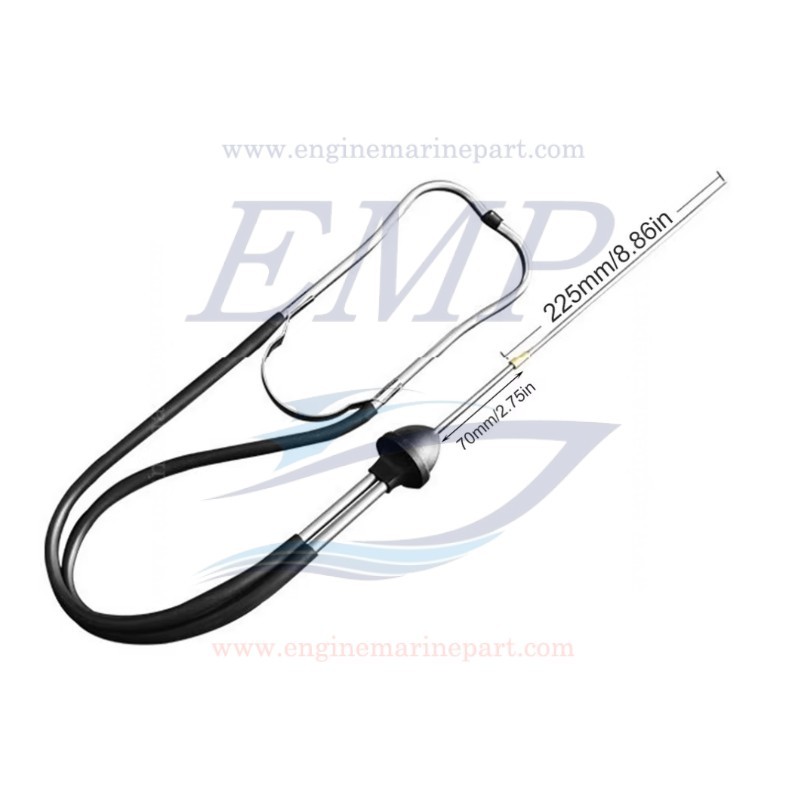 Stetoscopio per l'udito dei rumori nel motore