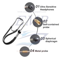 Stetoscopio per l'udito dei rumori nel motore