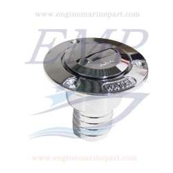 Tappo imbarco acqua in ottone cromato pesante