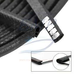 Guarnizione profilato in PVC colore nero