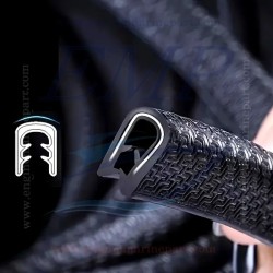 Guarnizione profilato in PVC colore nero