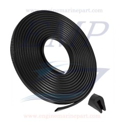 Guarnizione profilato in PVC colore nero