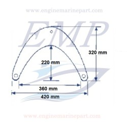 Parabordo di prua a V