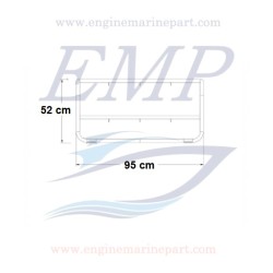 Portabombole inox da barca 8 posti