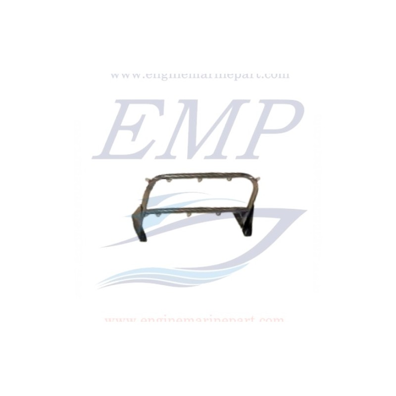 Rastrelliera Portabombole inox da barca 8 posti