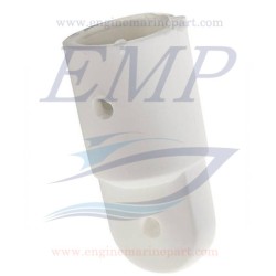 Supporto in nylon maschio per tendalino 20mm Bianco