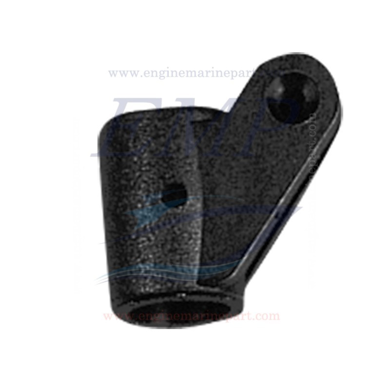 Supporto femmina in nylon per snodo a 90 gradi 20mm nero