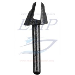 Attacco in nylon tendalino per scalmo 12mm nero