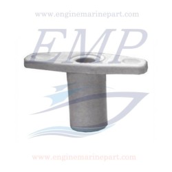 Boccola scalmo in nylon per tendalino foro da 12mm bianco