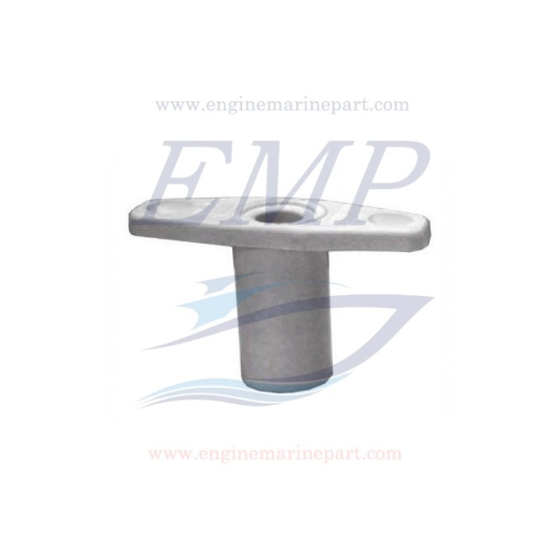 Boccola scalmo in nylon per tendalino foro da 12mm bianco