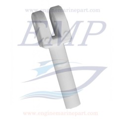 Attacco in nylon tendalino per scalmo 12mm bianco