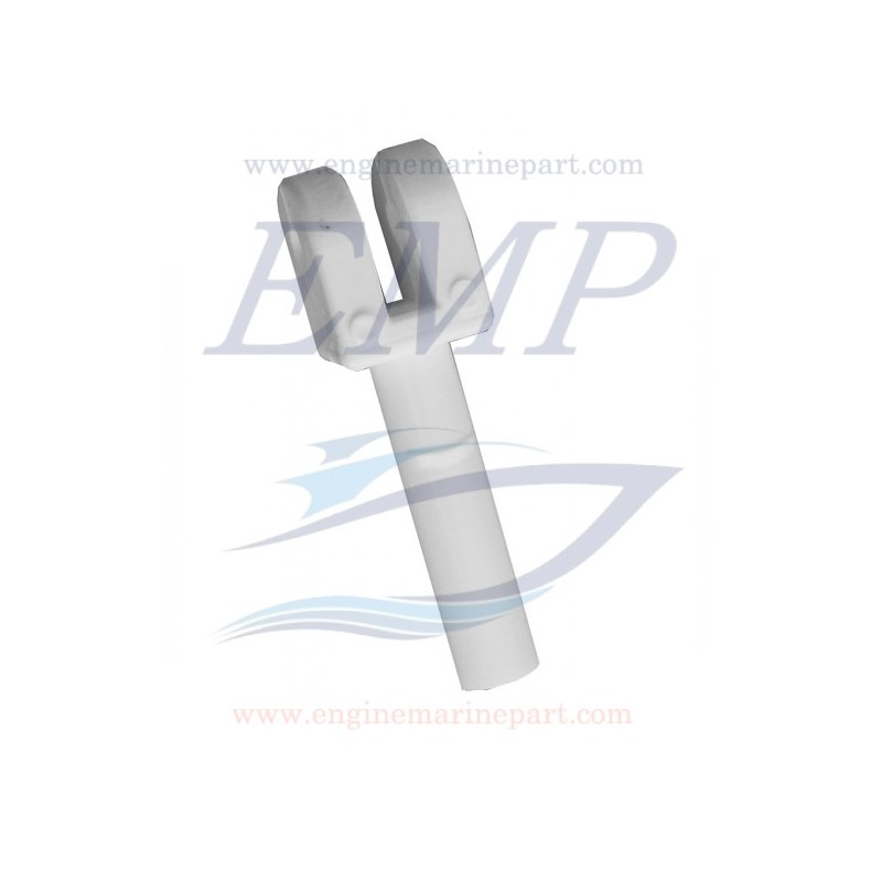 Attacco in nylon tendalino per scalmo 12mm bianco