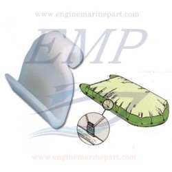 Ganci per fune telo copribarca