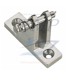 Basetta a forcella in microfusione inox 316 a sgancio rapido