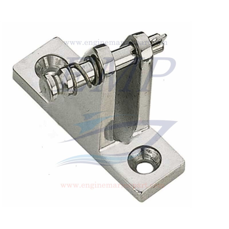 Basetta a forcella in microfusione inox 316 a sgancio rapido