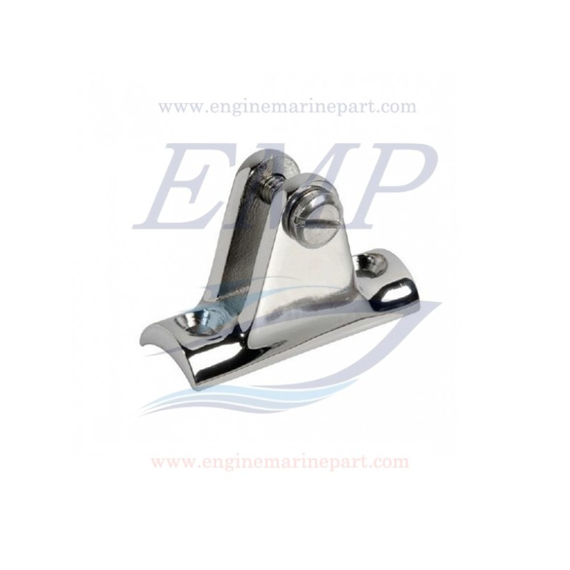 Basetta per tubolare a forcella in microfusione inox 316