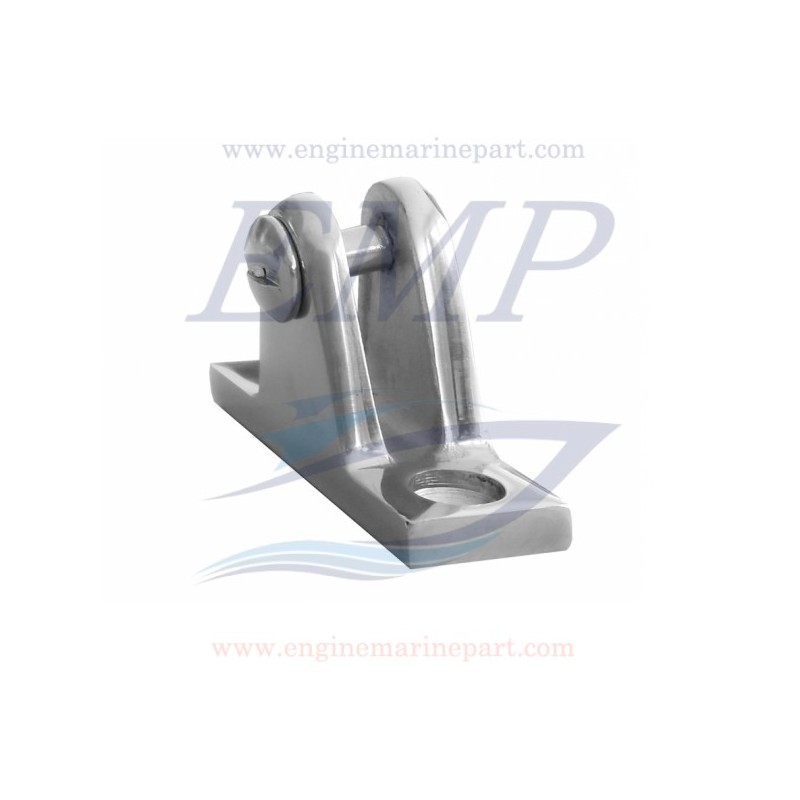 Basetta inclinata a forcella in microfusione inox 316