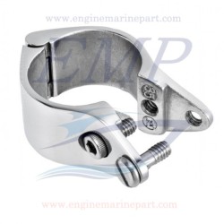 Snodo a forcella apribile in acciaio inox AISI 316 con vite