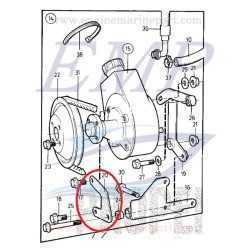 Staffa pompa idroguida Volvo Penta 855276