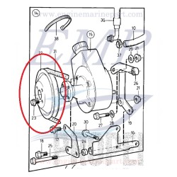 Puleggia pompa idroguida Volvo Penta 855353