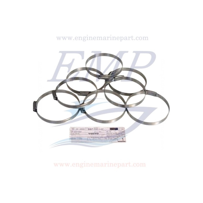 Fascetta metallica Volvo Penta 872531, 22274886