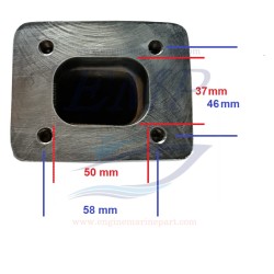 Collettore scarico 1698cc, 1926cc  FNM 1.515.006.1