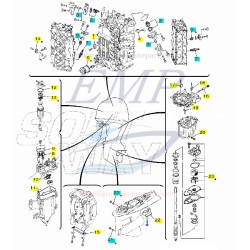 kit tagliando F300A, F350A V8 fino al 12' YAMAHA, SELVA