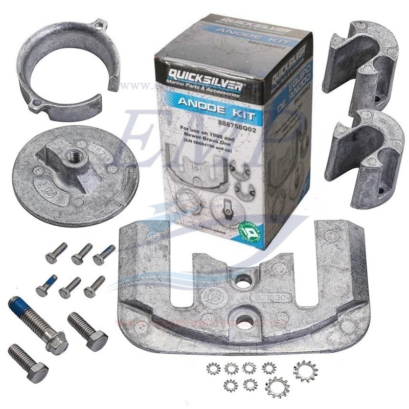 Kit anodi alluminio piede Bravo I 888758Q02