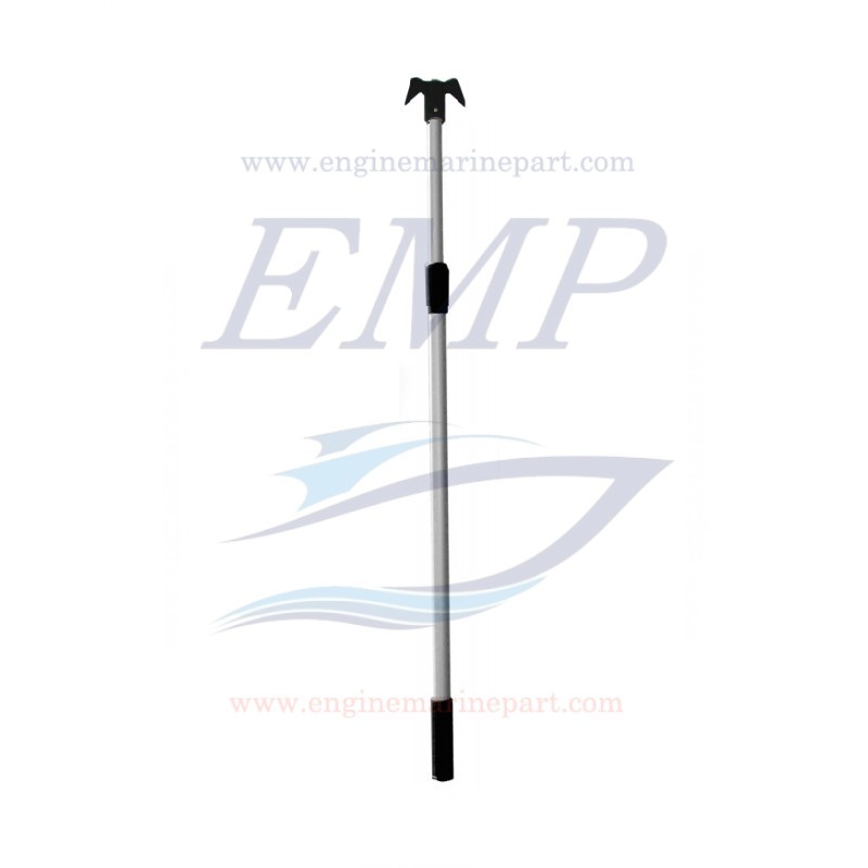 Mezzo marinaio telescopico all. grigio lunghezza 95-155 cm