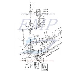 Ricambi Piede HP9.9, 15 2 Tempi 2 cil 246.30cc Mariner
