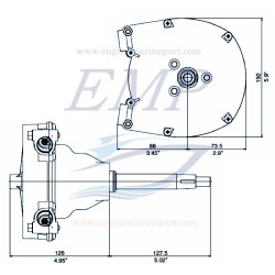 Timoneria meccanica T91 Ultraflex