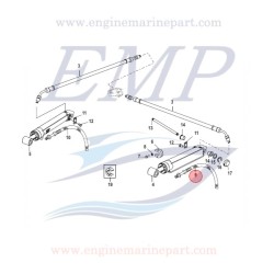 Tubo idraulico trim  Mercruiser 999021, 864960