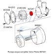 Paraolio pompa acqua Volvo Penta 827247