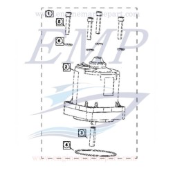 Motorino trim Johnson, Evinrude 5010677