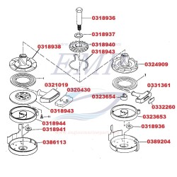 Molla avviamento Johnson, Evinrude 0318944