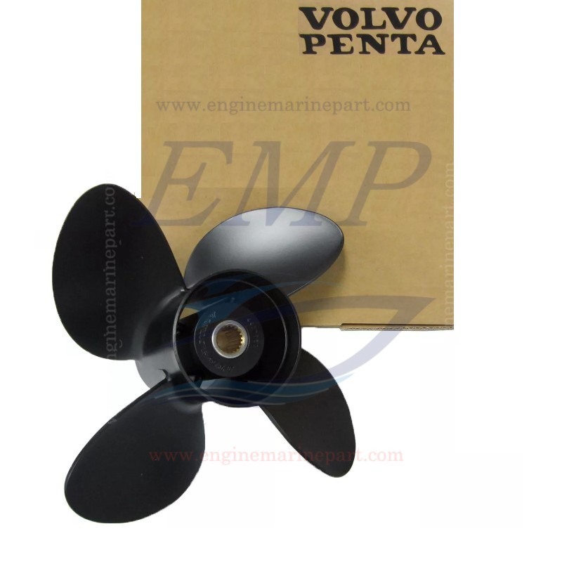 Elica 4 pale 14.25 x 19 LH alluminio piede SX Drive Volvo Penta 3587523