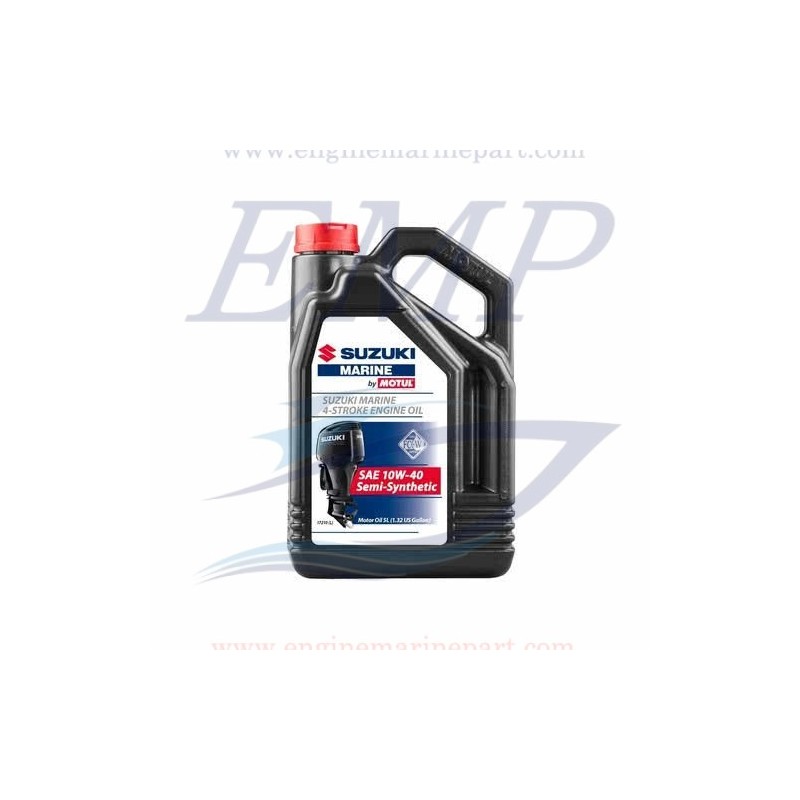 Olio Motul per motori fuoribordo 4T SAE 10W-40 semi sintetico 5lt