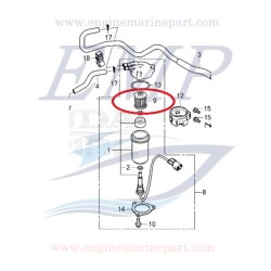 Filtro benzina interno motore 16901-ZY3-003